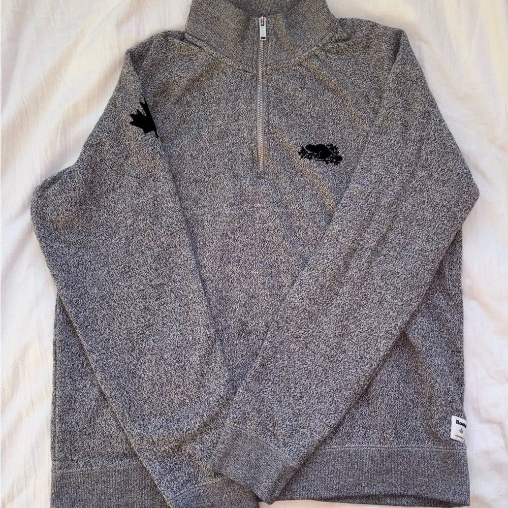 Roots Unisex Organic Original Half Zip